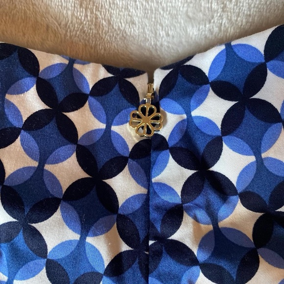 Kate Spade Blue and White A-Line Skirt - Picture 6 of 8